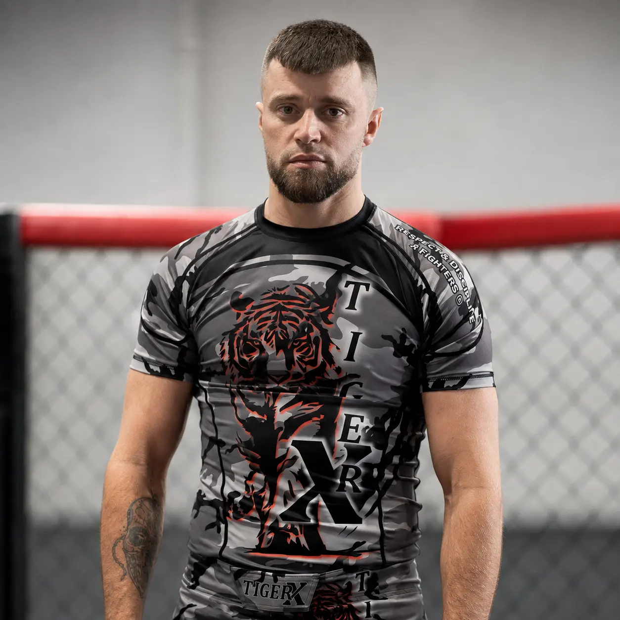 Rashguard MMA TigerX CAMO Gris474:1728 621:2139